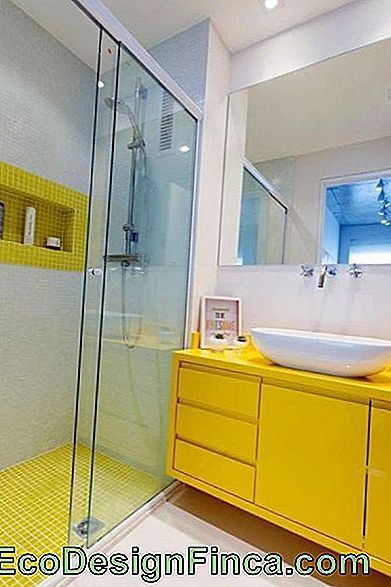 Salles de bains décorées: plus de 80 idées et inspirations étonnantes! - idées décoration jaune