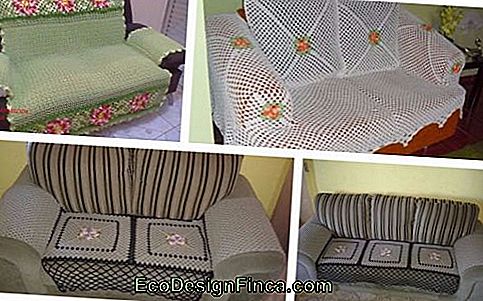 Housse de canapé au crochet: 39 modèles géniaux et un tableau de recettes simple à réaliser! - tableau modèles de fleurs