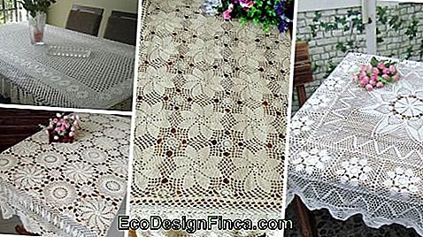Tovaglia all'uncinetto: 40 modelli, grafica e ricette! - uncinetto modelli quadrati e rettangolari