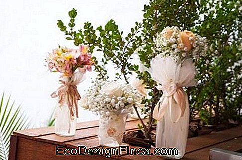 60 Bouteilles décorées: des idées, des photos et de nombreux tutoriels! - tutoriels modèle pour centre de table