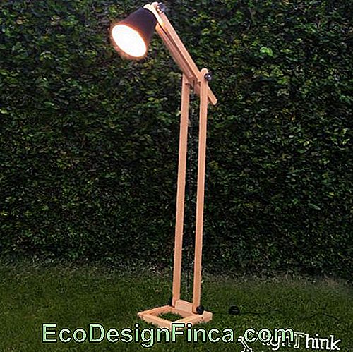 houten staande lamp verschillend