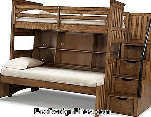 bunk with drawers with side ladder