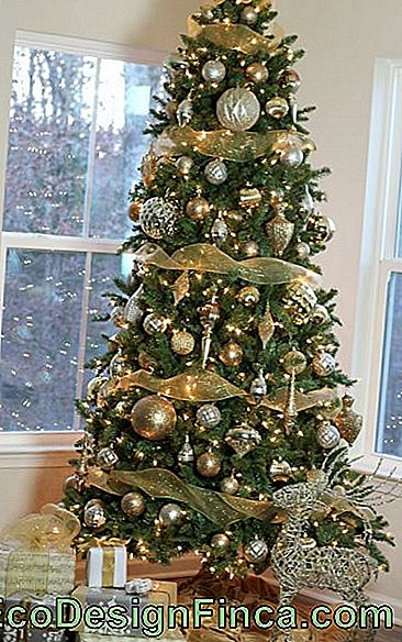 modelos de árbol de navidad de oro