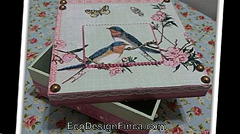 Decoupage med fuglens serviett