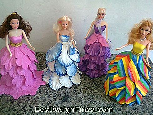 Petflespop met kleurrijke EVA-jurk