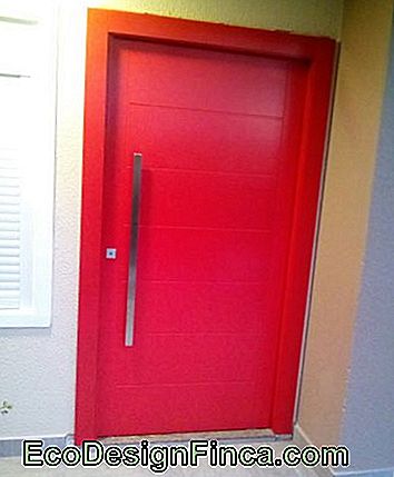 kleur gelakte deur