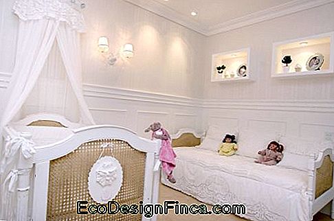 yatak odası provencal beyaz