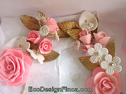 Cake biscuit bloemen