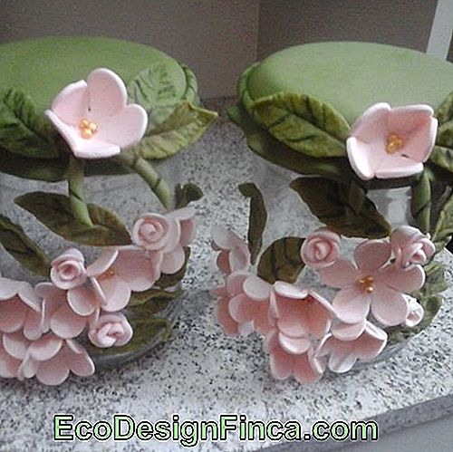 Biscuit pink blomster i puljen