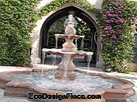 fontaine pour les photos de jardin