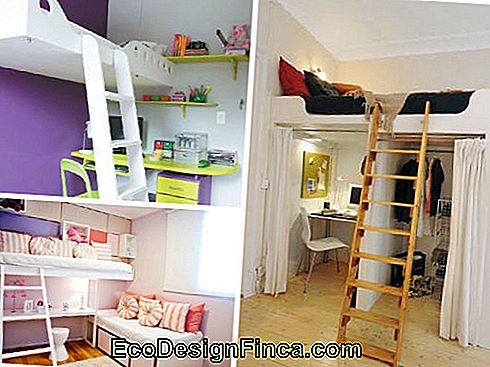 HOE DE KAMER TE ORGANISEREN: 20 tips die u moet doen! - ruimte opgeschort bed