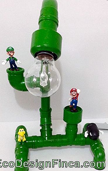 Luminaire en PVC - 60 modèles impressionnants et comment! - modèles Lampe de table