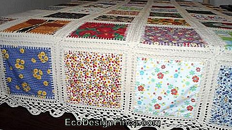 White Crochet Patchwork