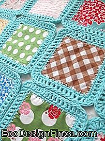 Blue Crochet Patchwork