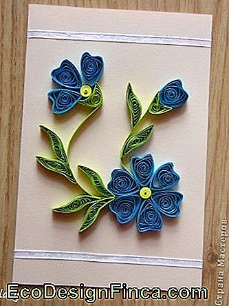 card with flower