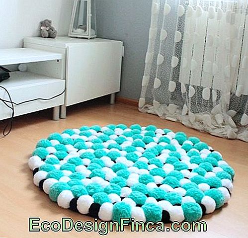 Pompom Rug - 50 fancy & soli pa solim DIY modeļi!: soli