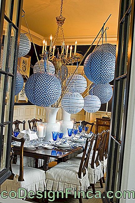 Boules en relief dans la décoration de mariage