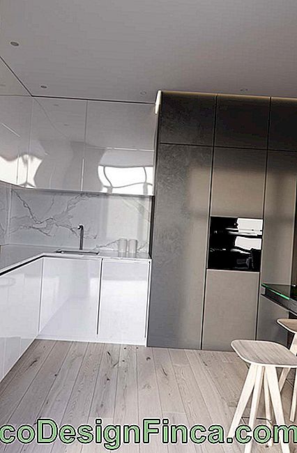 Decoratie van minimalistische keukens