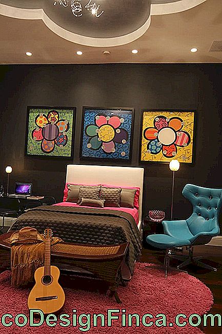Camera da letto colorata: oltre 170 foto e ispirazioni straordinarie: letto