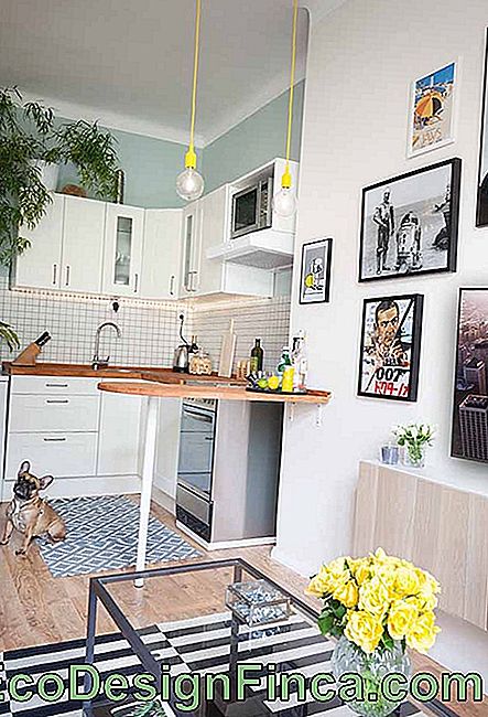 W małych mieszkaniach idealnym rozwiązaniem jest połączenie dekoracji pokoi
