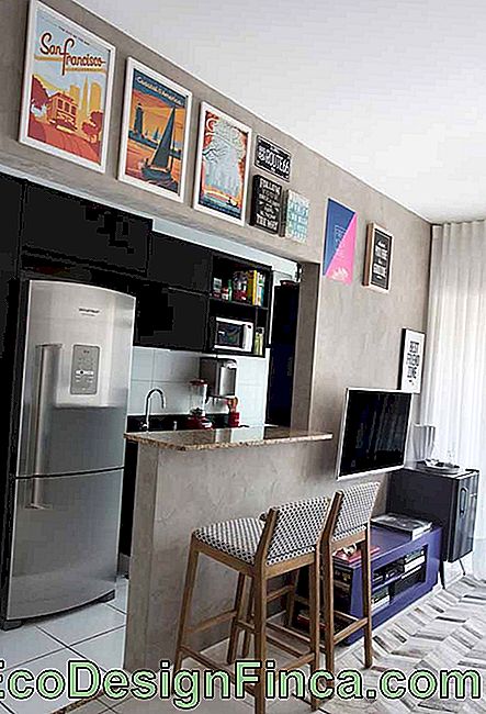 Planowane małe mieszkanie kuchenne: zobacz wskazówki dotyczące zdobienia i zdjęć: małe