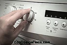 regolazione della lavatrice